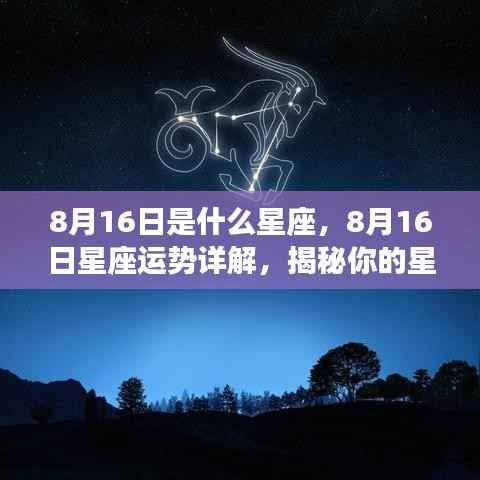 8月16日星座运势揭秘,洞悉性格特性与未来走向的星座运势详解。