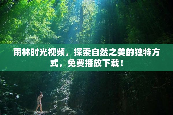 雨林时光视频,探索自然之美的独特方式,免费播放下载!